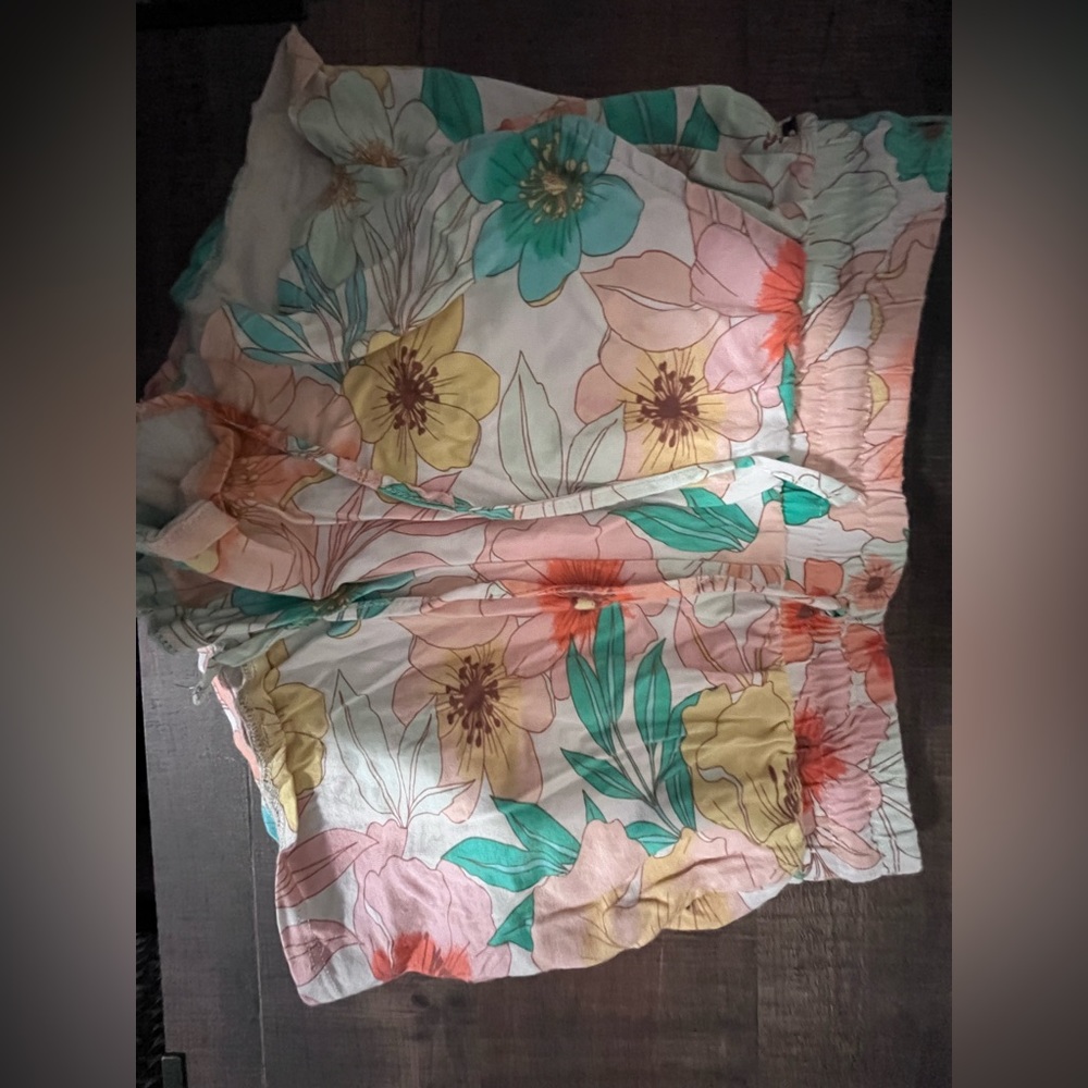 multi color dress shorts